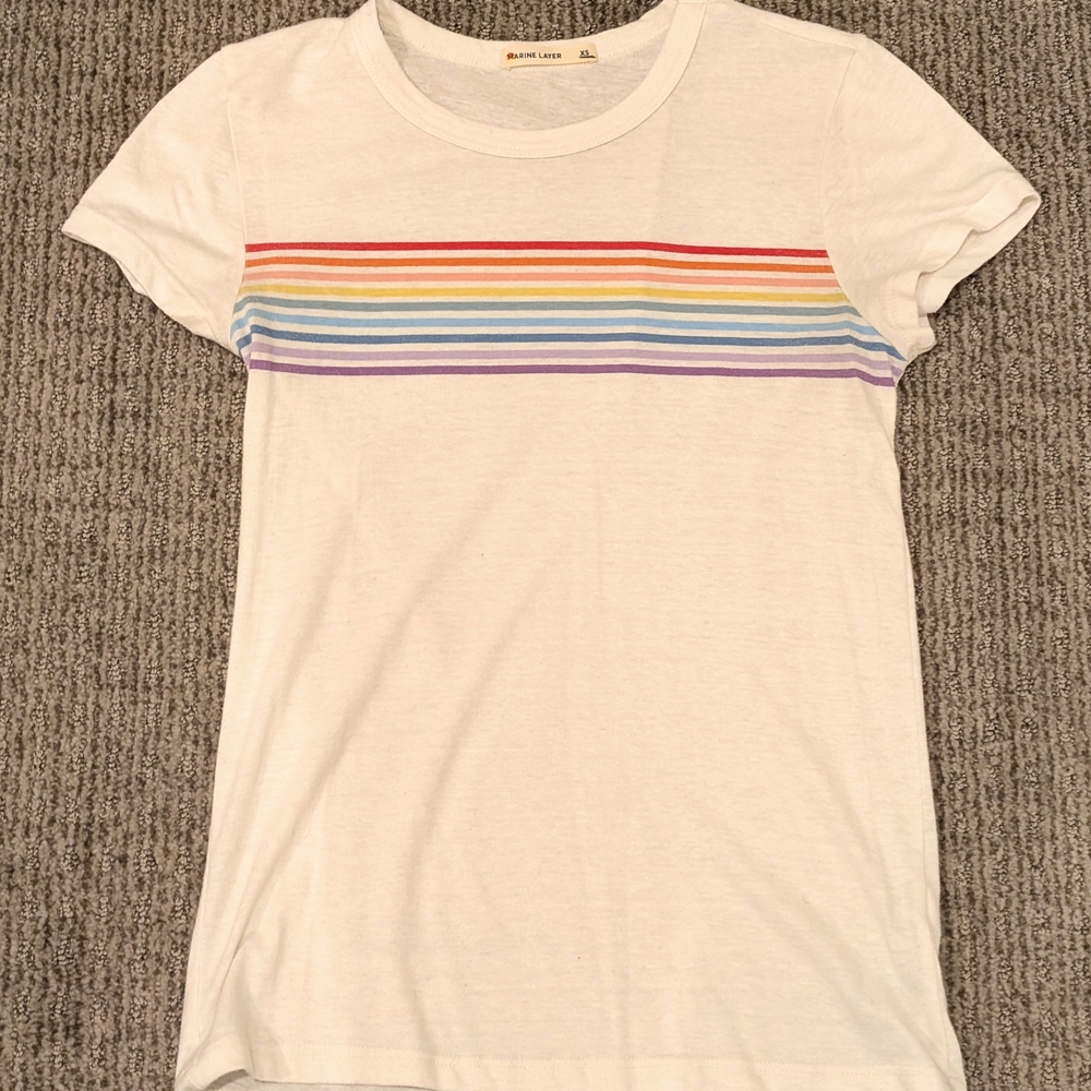 Pride Rainbow White T-Shirt